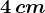 4 \, cm