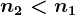 n2< n1