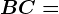 formula
