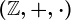 (\mathbbZ,+,\cdot)