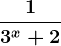 \frac13^x+2