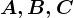 \dpi100 A, B, C