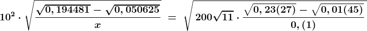 formula