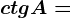 ctg A=