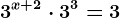 \dpi120 3^x+2\cdot 3^3=3