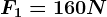 F1=160N