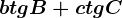 btg B+ ctg C