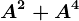 A^2+A^4