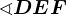 \sphericalangle DEF