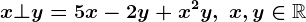 x\bot y=5x-2y+x^2y, \; x,y\in\mathbbR