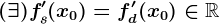 (\exists) f's(x0)=f'd(x0)\in \mathbbR