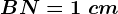 BN=1\ cm
