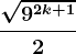 \dpi100 \frac\sqrt9^2k+12