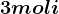 3 moli
