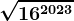\dpi100 \sqrt16^2023