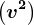 \left ( v^2 \right )