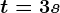 t=3s