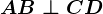 AB\perp CD
