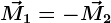 \vecM1=-\vecM2