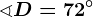 \sphericalangle D=72^\circ