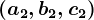 (a2,b2,c2)