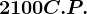 2100C.P.
