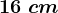 16\ cm