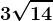 3\sqrt14