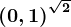 \left ( 0,1 \right )^\sqrt2