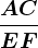 \fracACEF
