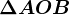 \Delta AOB