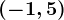 (-1, 5)