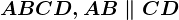 ABCD,AB\parallel CD