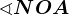 \sphericalangle NOA