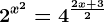 2^x^2=4^\frac2x+32