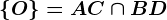 \left \ O \right \=AC\cap BD