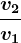 \fracv2v1