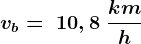 vb=\; 10,8\; \frackmh