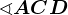 \sphericalangle ACD