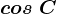 cos\ C