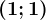 (1;1)