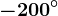 -200^\circ