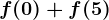 f(0)+f(5)
