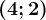 (4; 2)