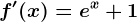f'(x)=e^x+1