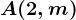 A(2,m)