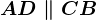AD\parallel CB
