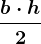 \fracb\cdot h2