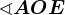 \sphericalangle AOE