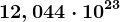 12,044\cdot 10^23